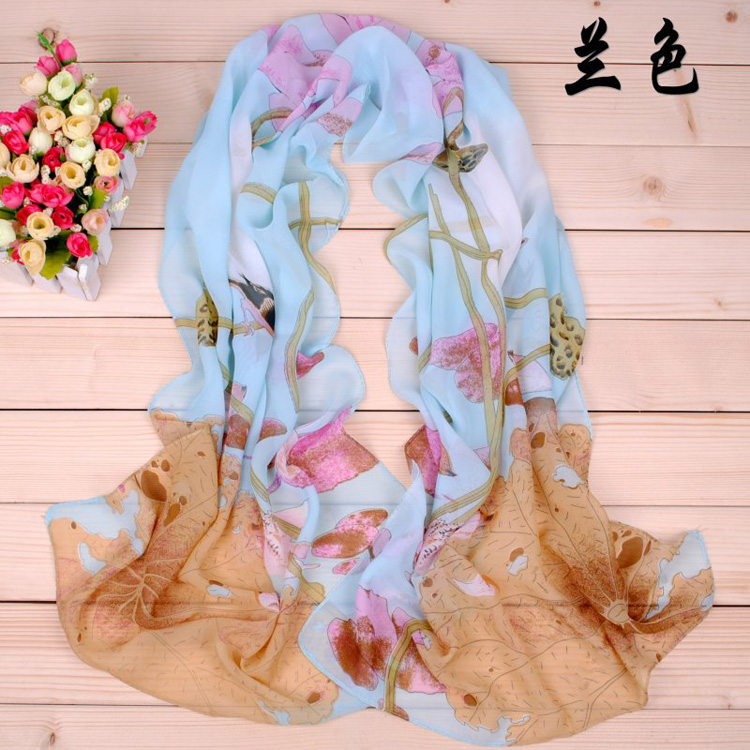 Beautiful silk chiffon scarves