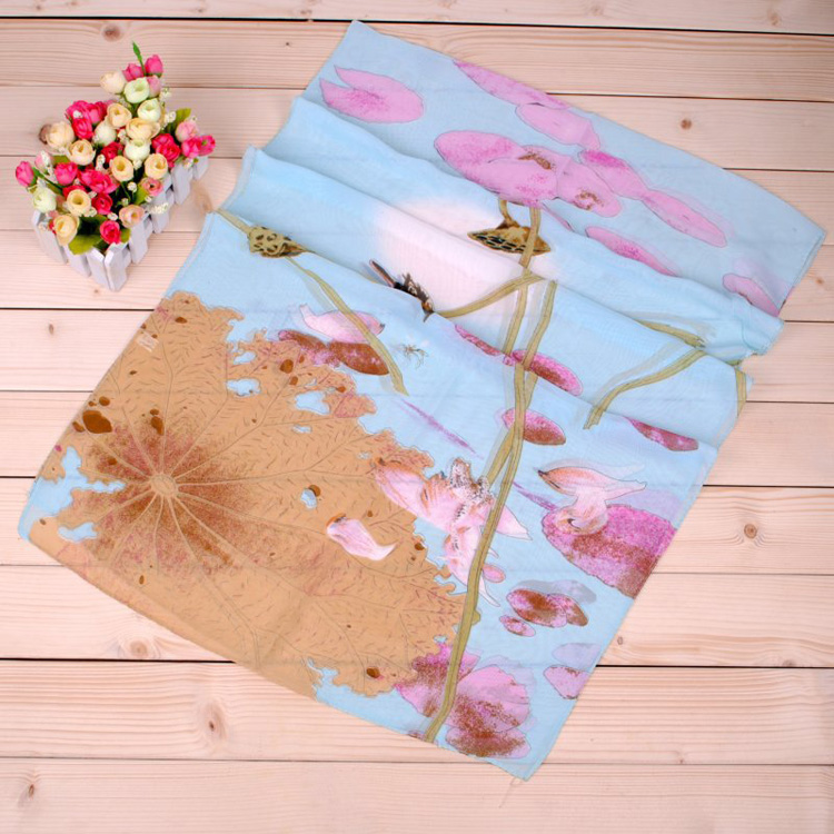 Beautiful silk chiffon scarves