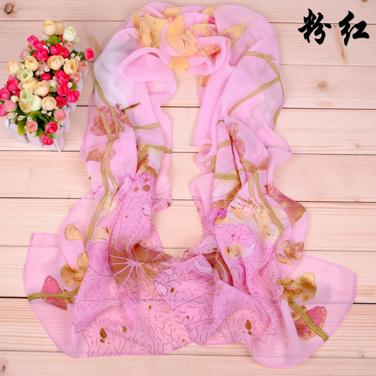 Beautiful silk chiffon scarves