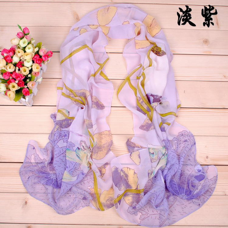 Beautiful silk chiffon scarves