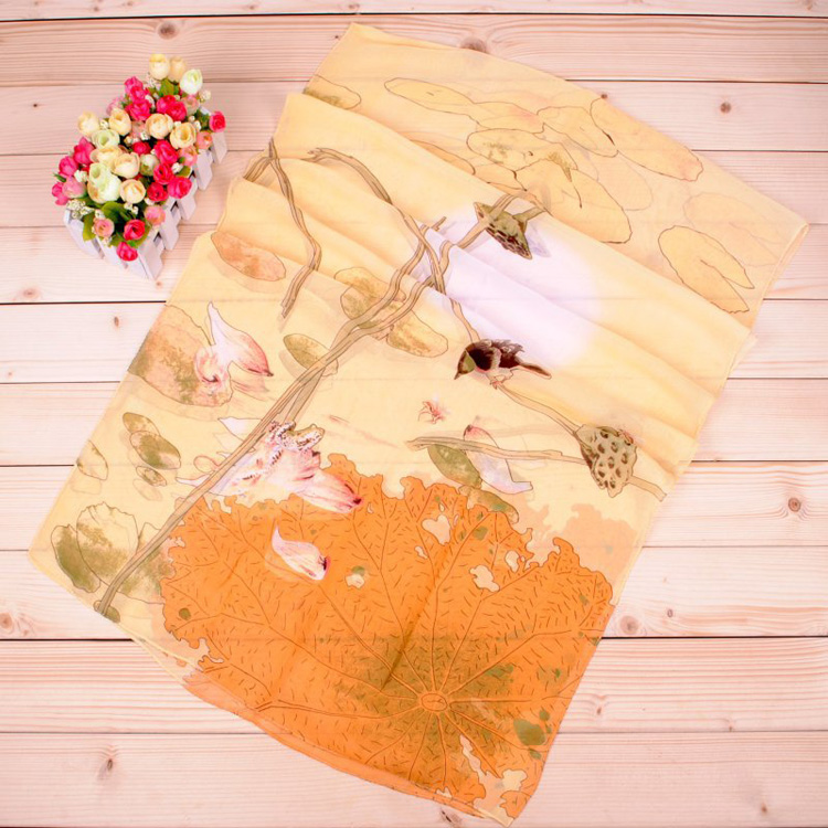 Beautiful silk chiffon scarves