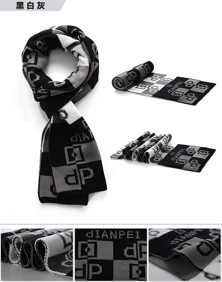 Mens scarf fashion winter wool