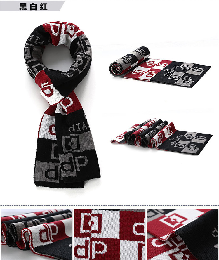 Mens scarf fashion winter wool