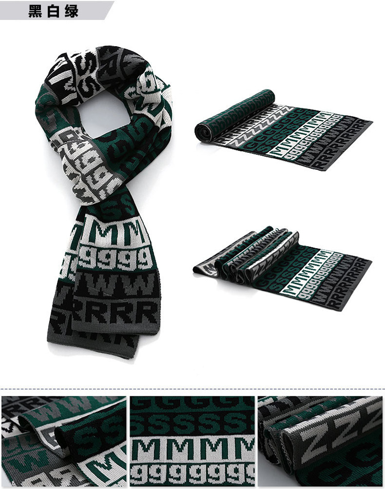 Men wool scarf wholesale