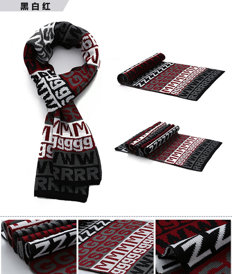 Men wool scarf wholesale