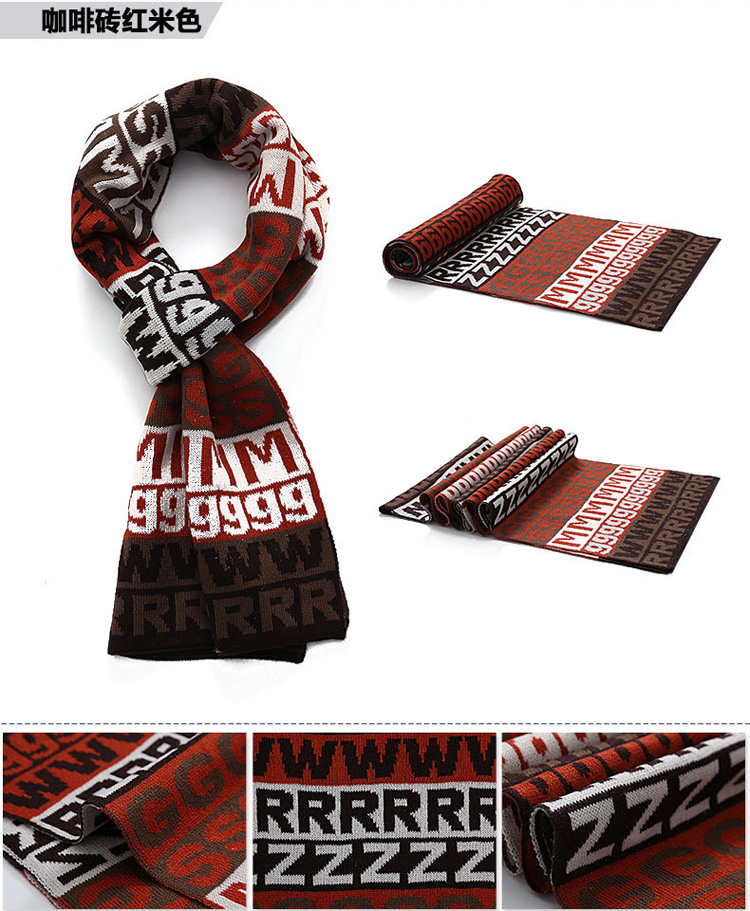 Men wool scarf wholesale