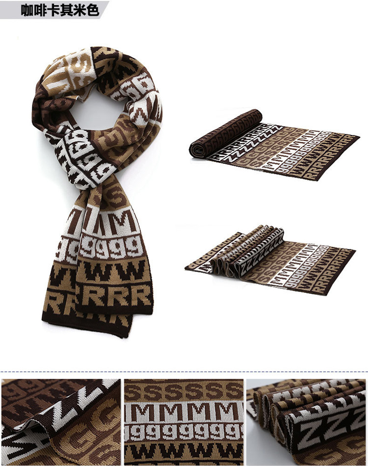 Men wool scarf wholesale