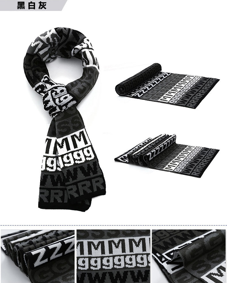 Men wool scarf wholesale