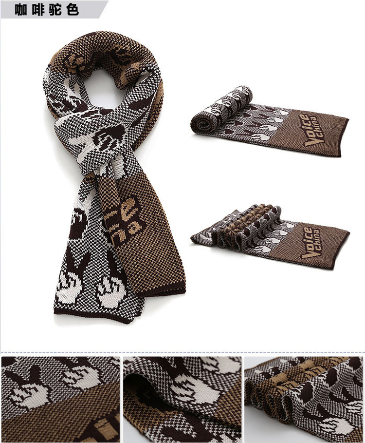 Mens scarf knit