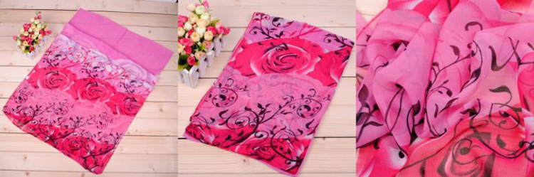 Polyester chiffon scarf wholesale