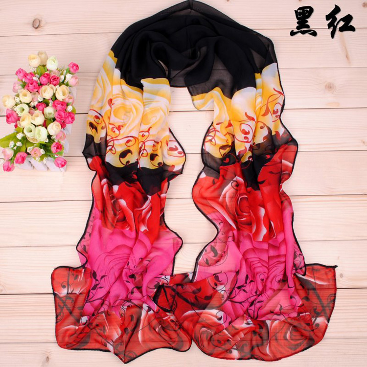 Polyester chiffon scarf wholesale
