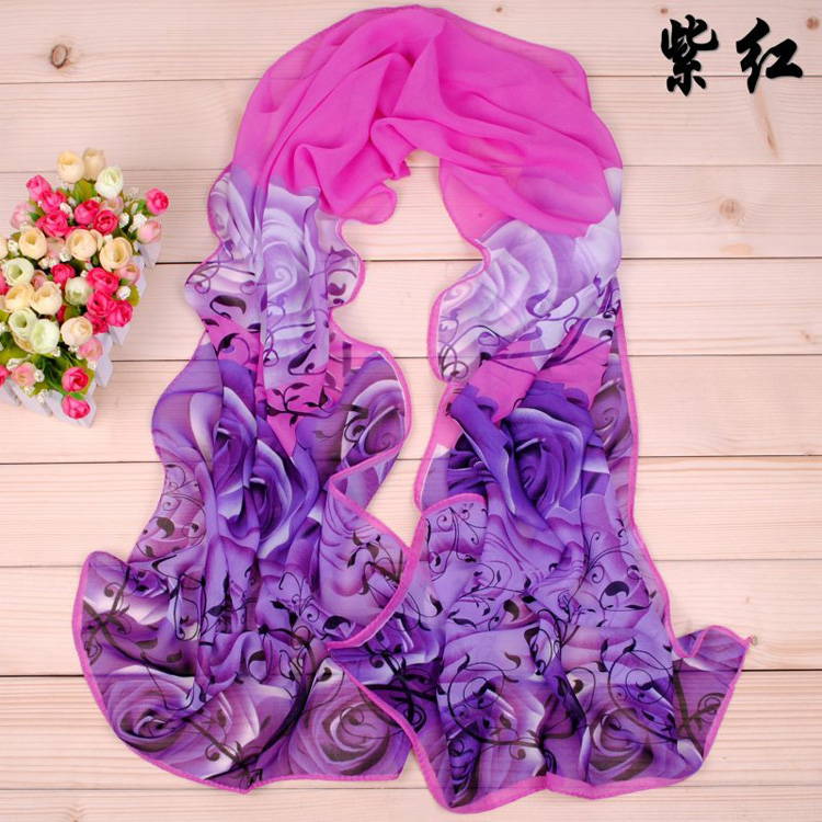 Polyester chiffon scarf wholesale