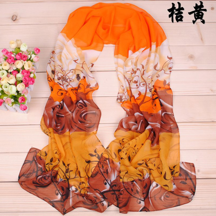 Polyester chiffon scarf wholesale