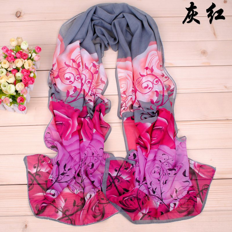 Polyester chiffon scarf wholesale