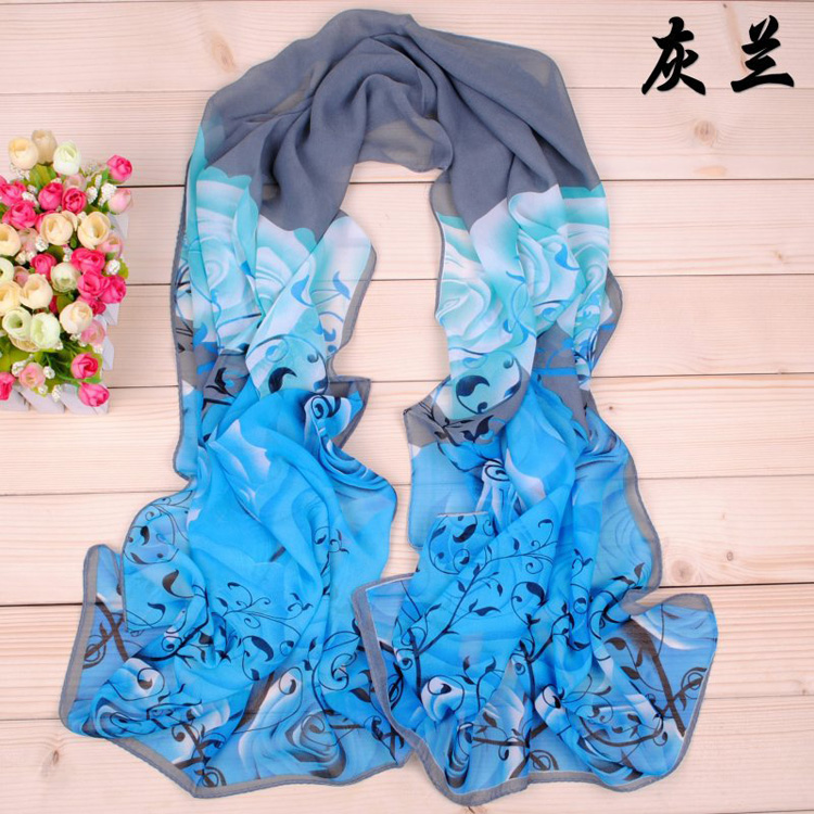 Polyester chiffon scarf wholesale