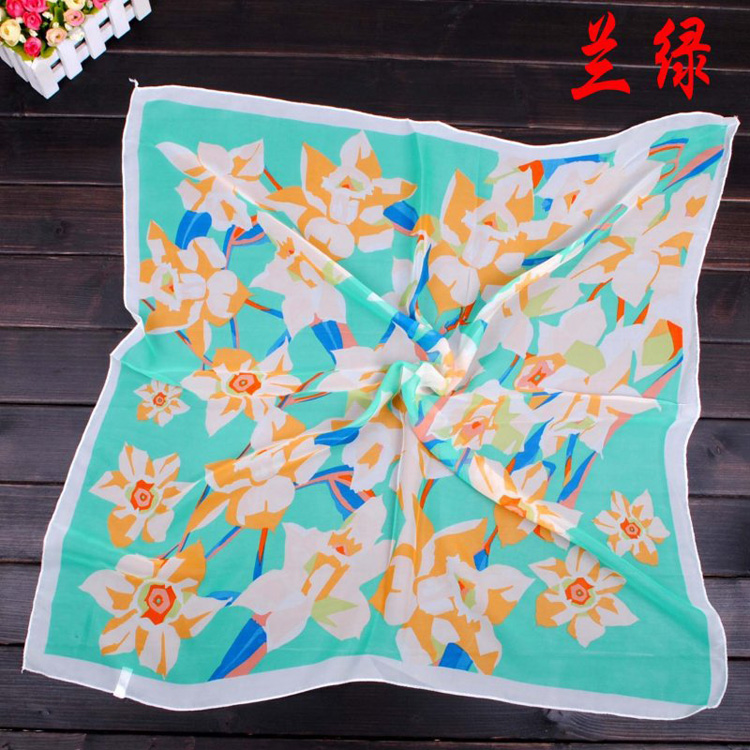 Chiffon square scarf wholesale