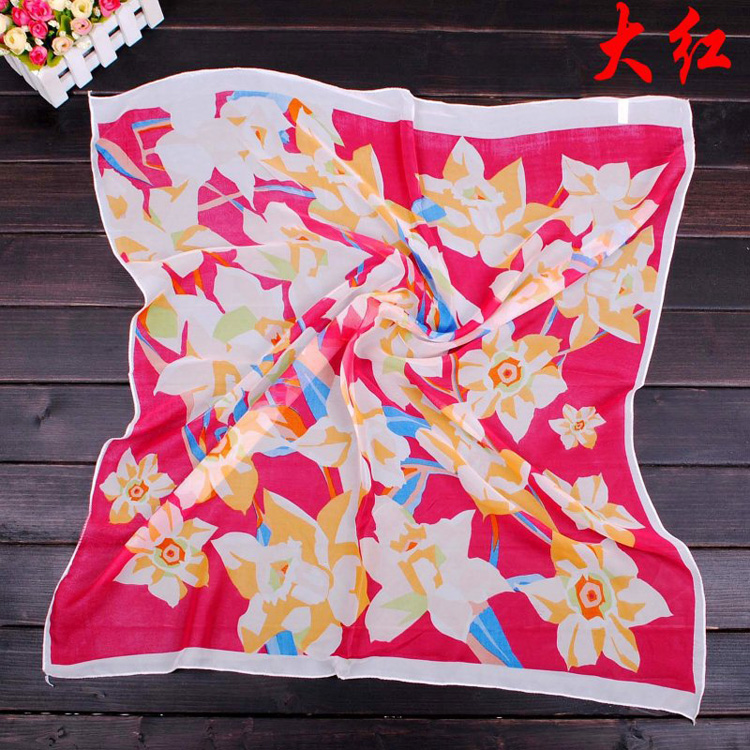 Chiffon square scarf wholesale