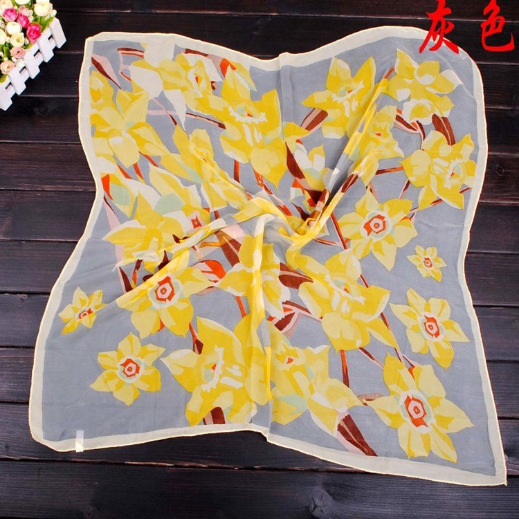 Chiffon square scarf wholesale