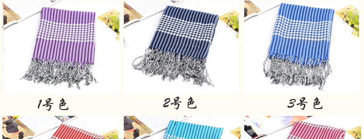 Houndstooth scarf shawl