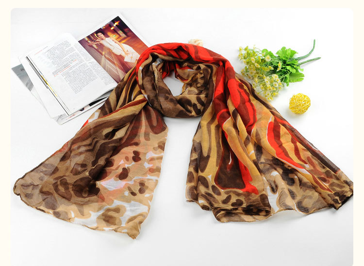 Printed voile scarf wholesale