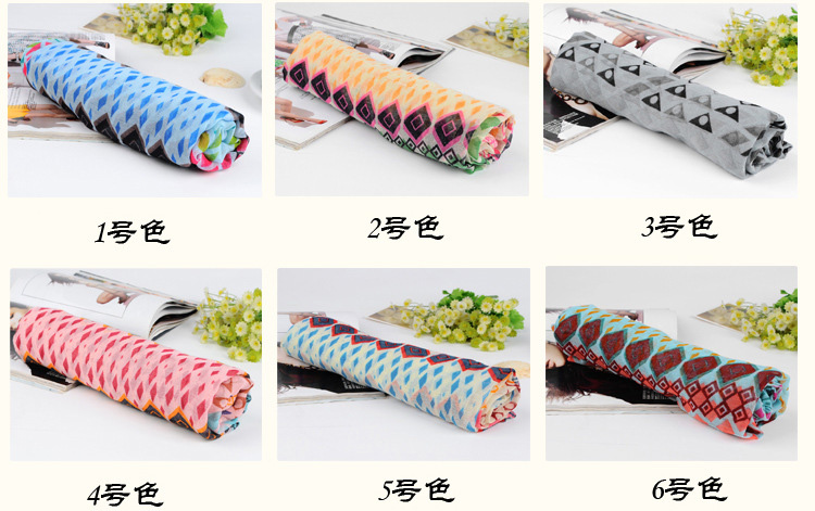 Polyester fashion voile scarves