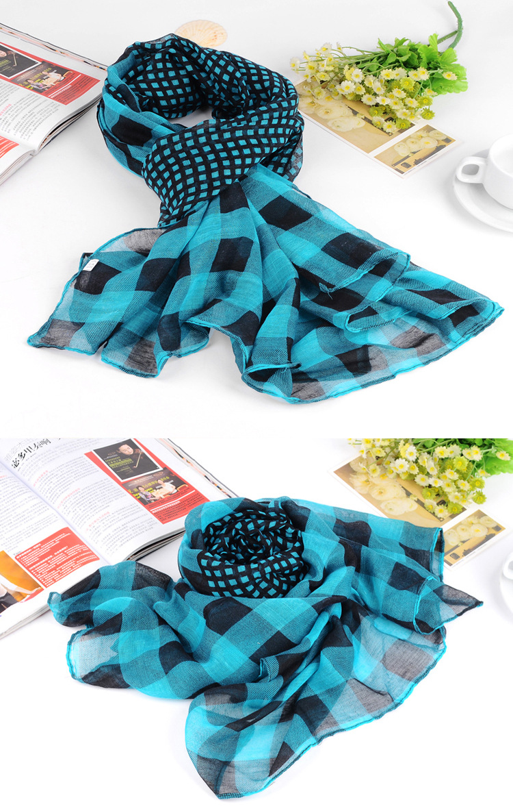 Cotton voile scarves shawls