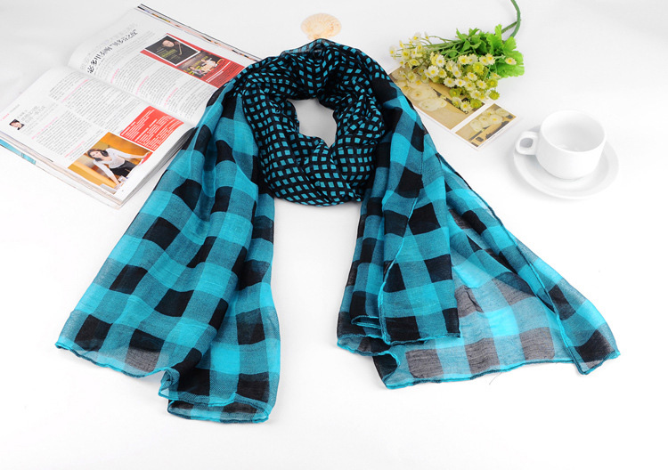 Cotton voile scarves shawls