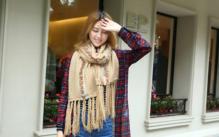 Wholesale silk cashmere women scarf