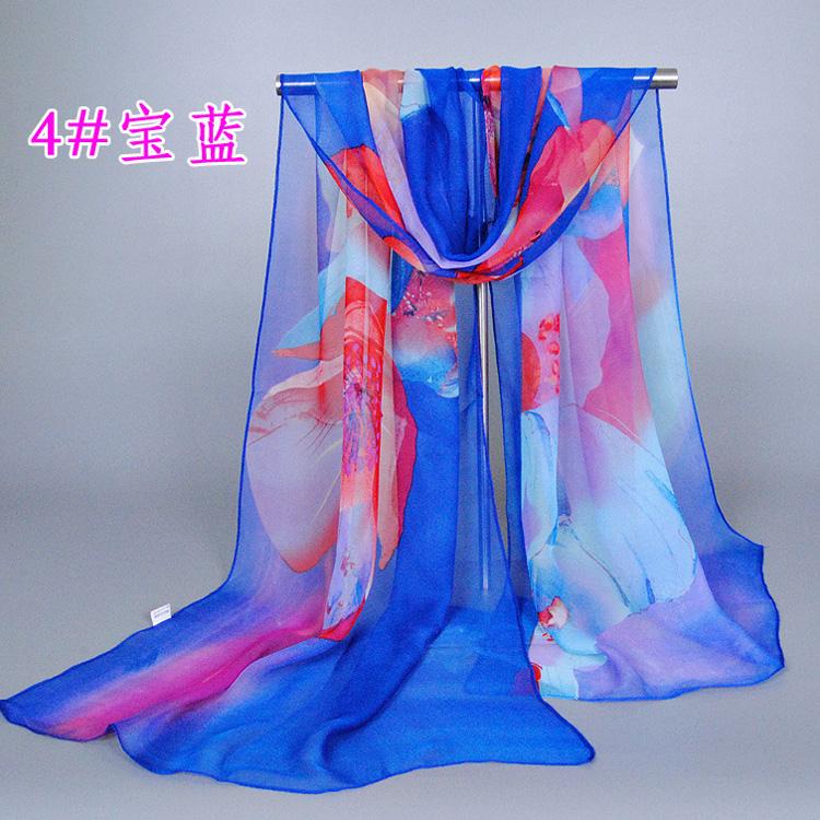 Wholesale printing silk scarf