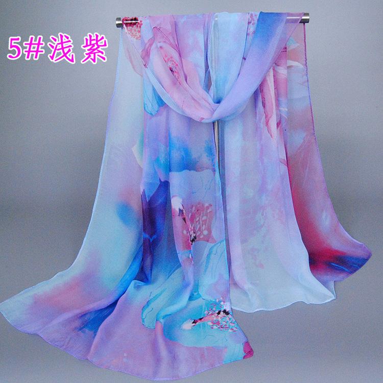 Wholesale printing silk scarf