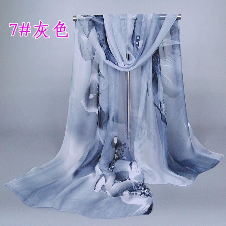 Wholesale printing silk scarf