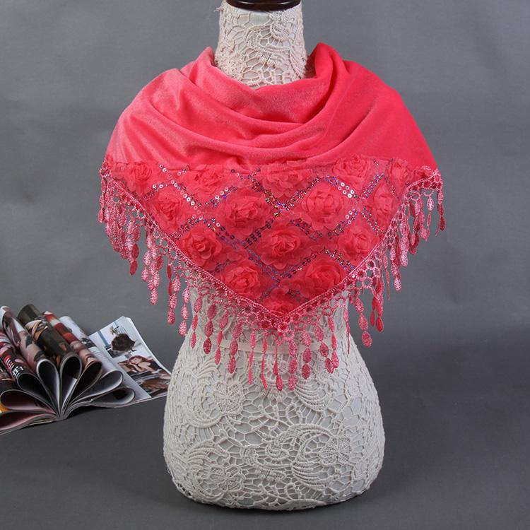 Wholesale red silk scarf