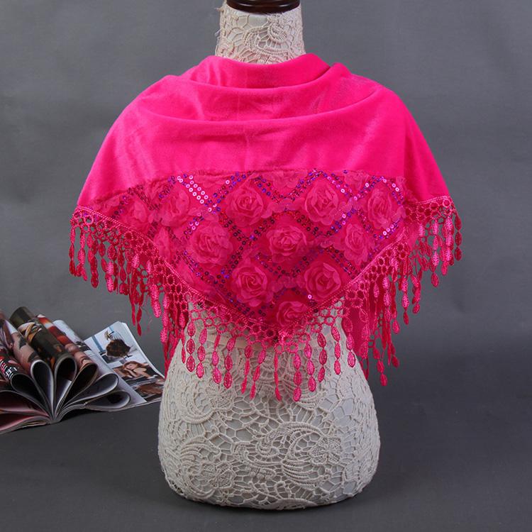 Wholesale red silk scarf