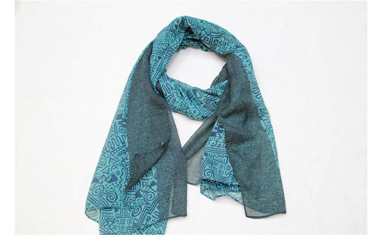 Wholesale women voile printed scarf