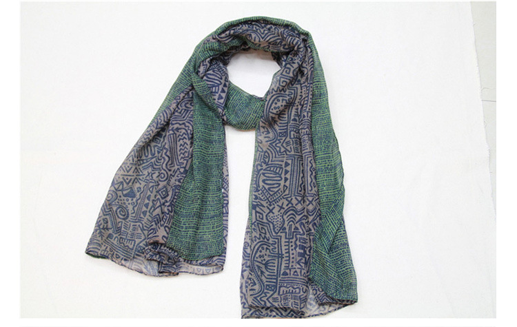 Wholesale women voile printed scarf