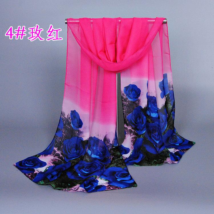 Wholesale silk thin scarves