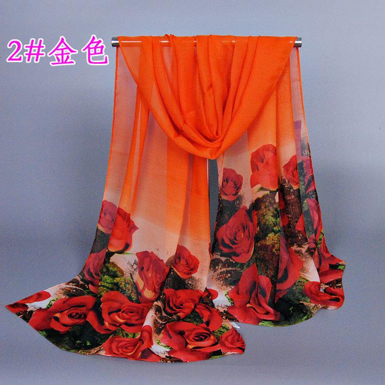 Wholesale silk thin scarves