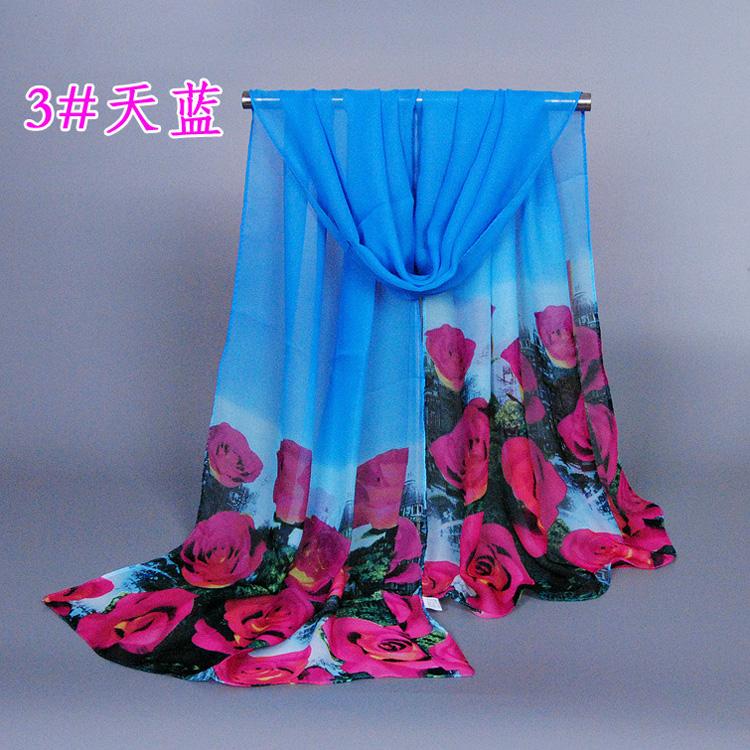 Wholesale silk thin scarves