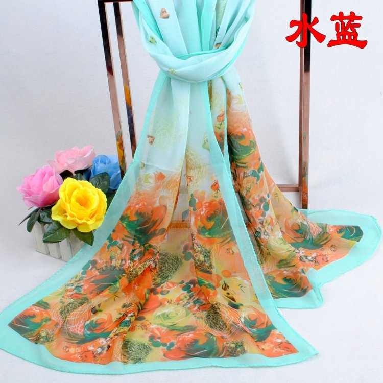 Wholesale silk butterfly scarf