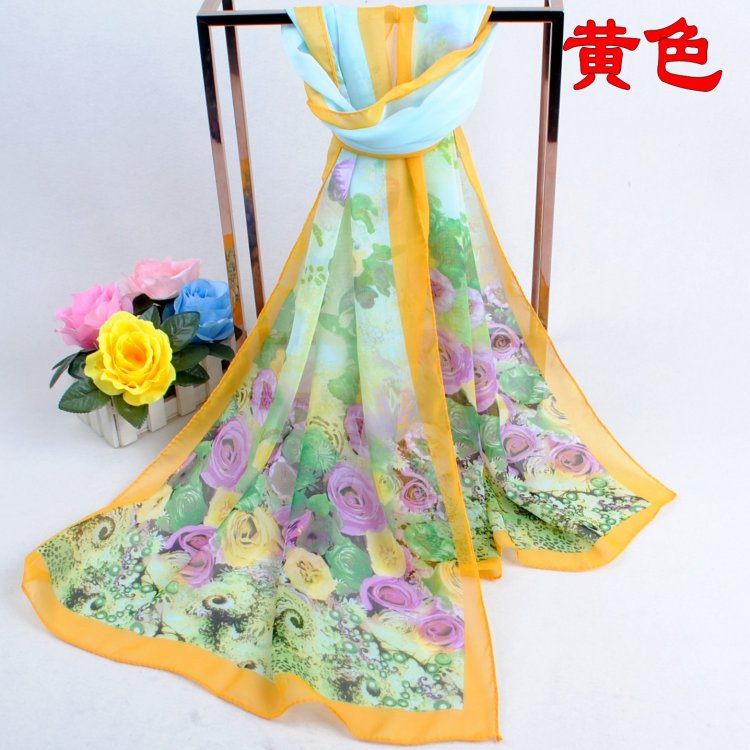 Thai raw silk scarf