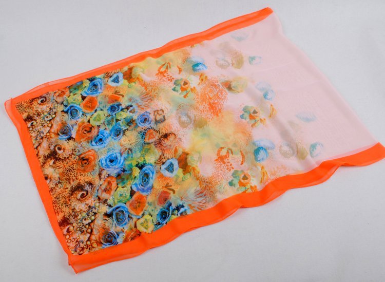 Thai raw silk scarf
