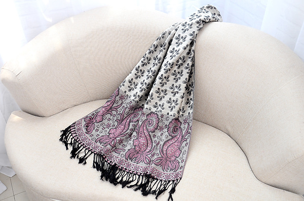 Jacquard pashmina scarf wholesale