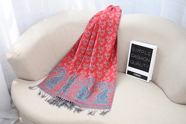 Jacquard pashmina scarf wholesale