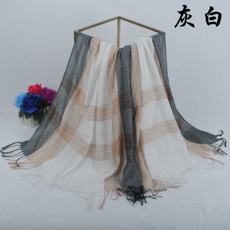 Wholesale tartan scarf cotton