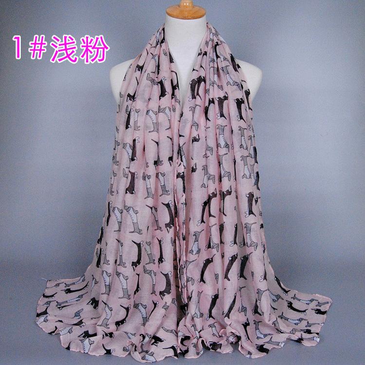Animal print silk scarf wholesale