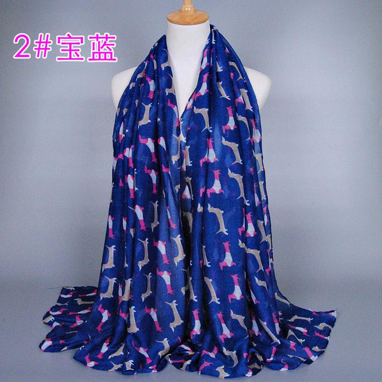 Animal print silk scarf wholesale