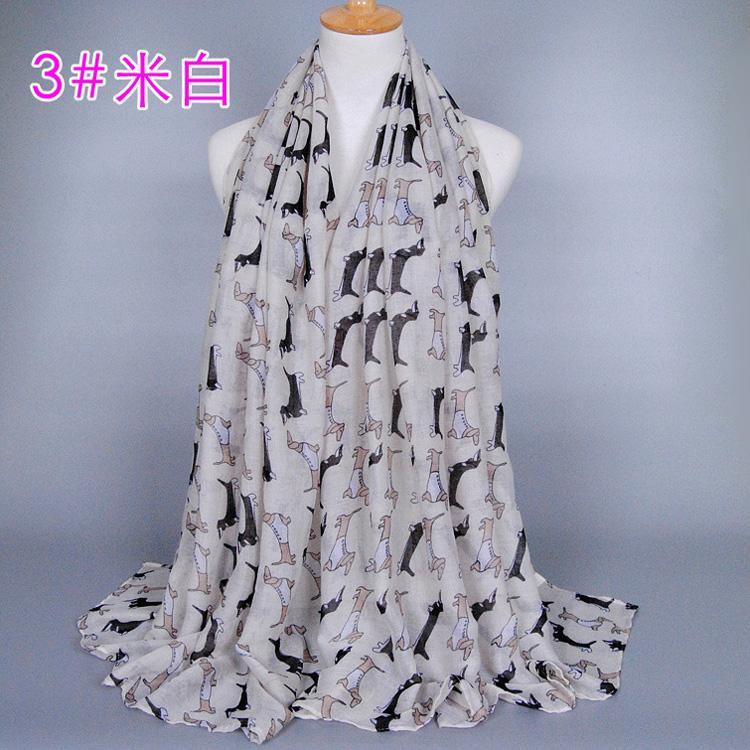 Animal print silk scarf wholesale