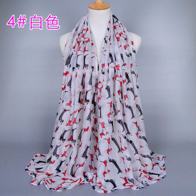 Animal print silk scarf wholesale