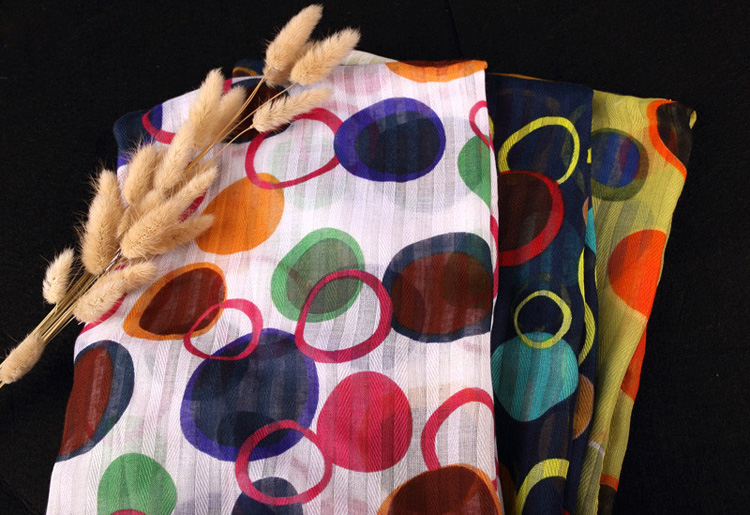 Linen cotton scarf wholesale