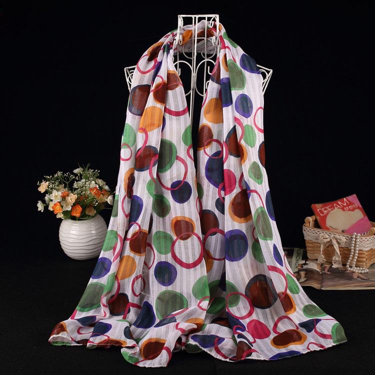 Linen cotton scarf wholesale